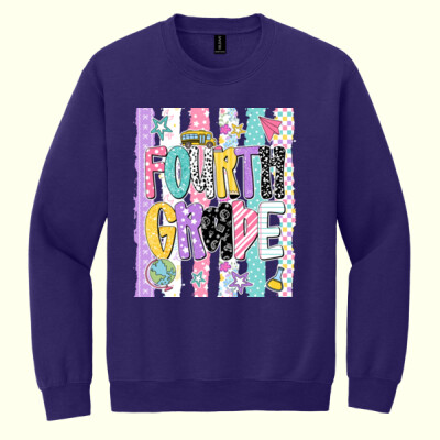 Fourth Grade Preppy 89-065 - Heavy Blend Crewneck Sweatshirt Thumbnail