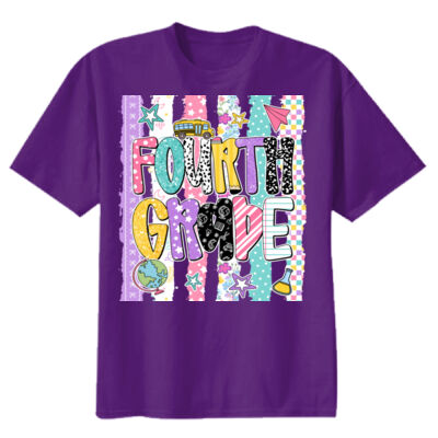 Fourth Grade Preppy 89-065 - Youth Heavy Cotton 100% Cotton T Shirt Thumbnail