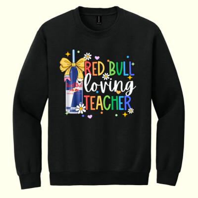 Red Bull Loving Teacher 99-160 - Heavy Blend Crewneck Sweatshirt Thumbnail