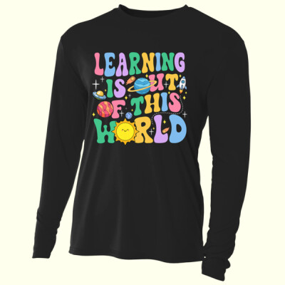 Learning is out of this world 99-161 - Adult Cooling Performance Long Sleeve Tee Thumbnail