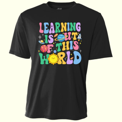 Learning is out of this world 99-161 - Adult Cooling Performance Short Sleeve Tee Thumbnail