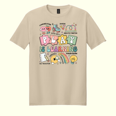 Play is Learning 99-163 - Adult Softstyle ® T Shirt Thumbnail
