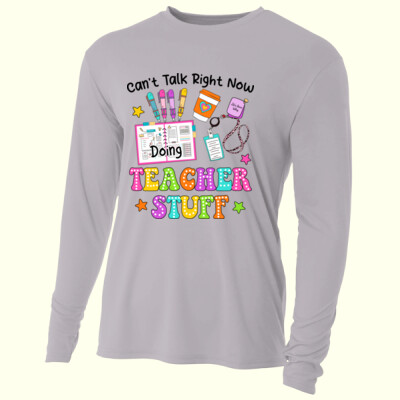 Doing Teacher Stuff  99-164 - Adult Cooling Performance Long Sleeve Tee Thumbnail