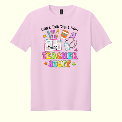 Doing Teacher Stuff  99-164 - Adult Softstyle ® T Shirt Thumbnail