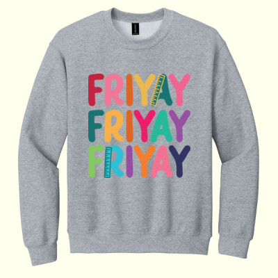 FRIYAY 99-166 - Heavy Blend Crewneck Sweatshirt Thumbnail