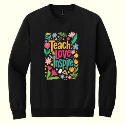 Teach • Love • Inspire 99-170 - Heavy Blend Crewneck Sweatshirt Thumbnail