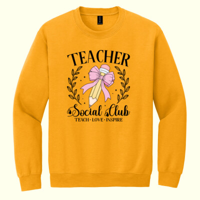 Teacher Social Club 99-171 - Heavy Blend Crewneck Sweatshirt Thumbnail