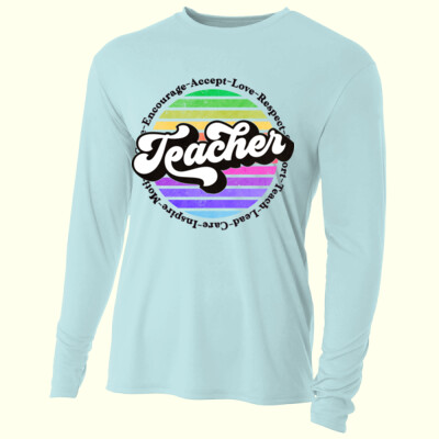 Teacher Circle 99-175 - Adult Cooling Performance Long Sleeve Tee Thumbnail