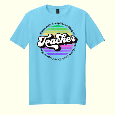 Teacher Circle 99-175 - Adult Softstyle ® T Shirt Thumbnail
