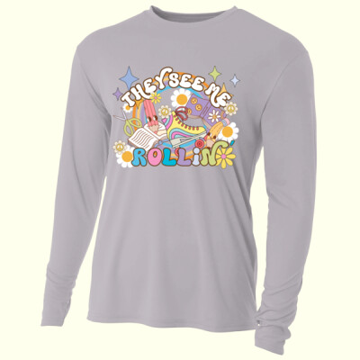 They See Me Rollin 99-177 - Adult Cooling Performance Long Sleeve Tee Thumbnail