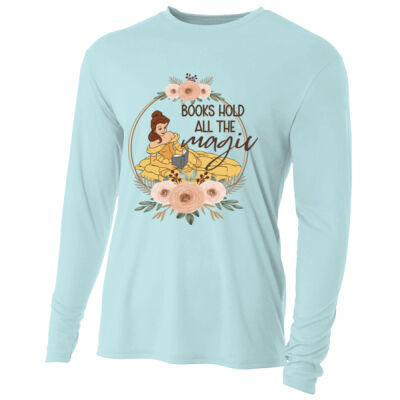 Books Hold All the Magic 99-178 - Adult Cooling Performance Long Sleeve Tee Thumbnail