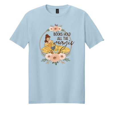 Books Hold All the Magic 99-178 - Adult Softstyle ® T Shirt Thumbnail