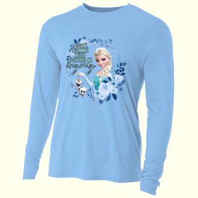 Lesson Planning Never Bothered Me Anyway 99-183 - Adult Cooling Performance Long Sleeve Tee Thumbnail