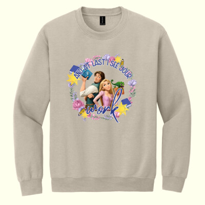 And At Last I See Your Work 99-185 - Heavy Blend Crewneck Sweatshirt Thumbnail