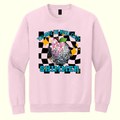 You Make the Whole Class Shimmer 99-186 - Heavy Blend Crewneck Sweatshirt Thumbnail