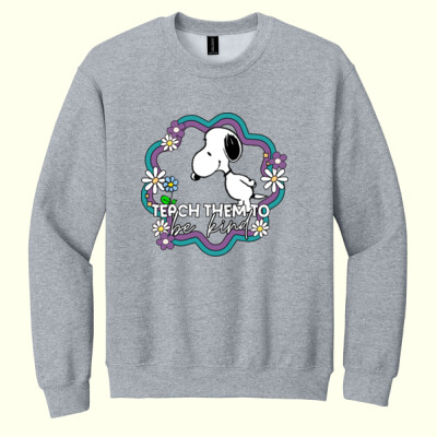 Teach Them to Be Kind 99-189 - Heavy Blend Crewneck Sweatshirt Thumbnail
