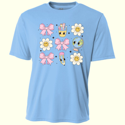 Teacher Cute Items 99-195 - Adult Cooling Performance Short Sleeve Tee Thumbnail