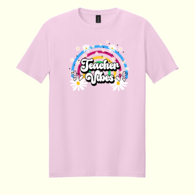 Teacher Vibes 99-198 - Adult Softstyle ® T Shirt Thumbnail