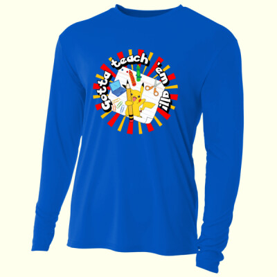 Gotta Teach 'Em All! 99-199 - Adult Cooling Performance Long Sleeve Tee Thumbnail