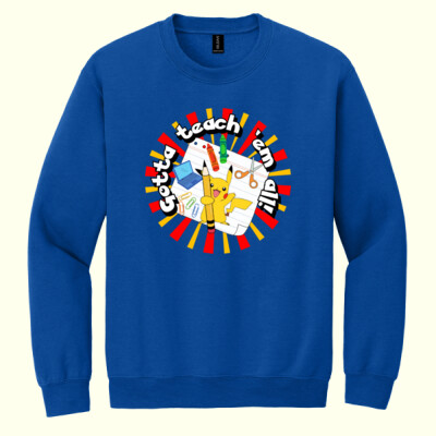 Gotta Teach 'Em All! 99-199 - Heavy Blend Crewneck Sweatshirt Thumbnail
