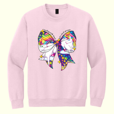 Teaching with Heart and a Touch of Magic 99-201 - Heavy Blend Crewneck Sweatshirt Thumbnail