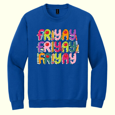 Friyay Friyay Friyay 99-203 - Heavy Blend Crewneck Sweatshirt Thumbnail