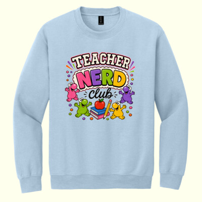 Teacher Nerd Club 99-205 - Heavy Blend Crewneck Sweatshirt Thumbnail