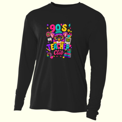 90's Teacher Club 99-208 - Adult Cooling Performance Long Sleeve Tee Thumbnail