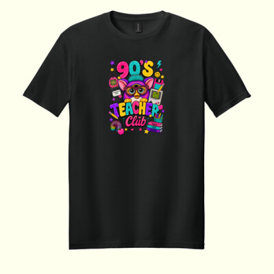 90's Teacher Club 99-208 - Adult Softstyle ® T Shirt Thumbnail