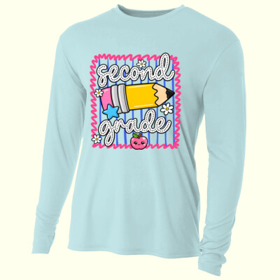 Second Grade Pencil 89-198 - Adult Cooling Performance Long Sleeve Tee Thumbnail