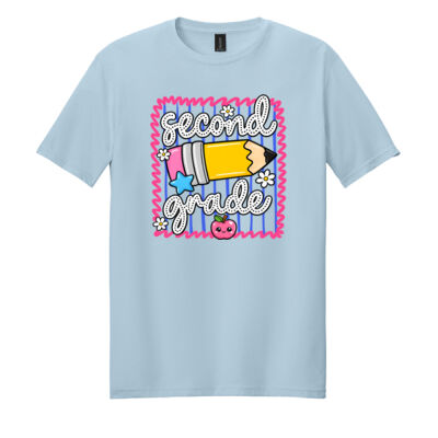 Second Grade Pencil 89-198 - Adult Softstyle ® T Shirt Thumbnail
