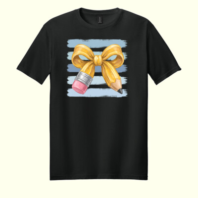 Pencil Bow 99-231 - Adult Softstyle ® T Shirt Thumbnail