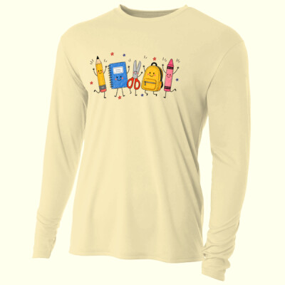 Happy School Supplies 99-232 - Adult Cooling Performance Long Sleeve Tee Thumbnail