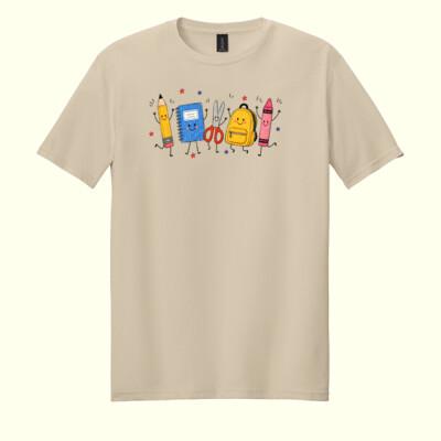 Happy School Supplies 99-232 - Adult Softstyle ® T Shirt Thumbnail