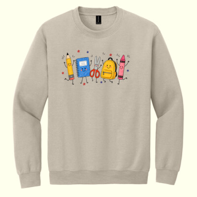 Happy School Supplies 99-232 - Heavy Blend Crewneck Sweatshirt Thumbnail