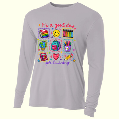  It's a Good Day for Learning 99-233 - Adult Cooling Performance Long Sleeve Tee Thumbnail