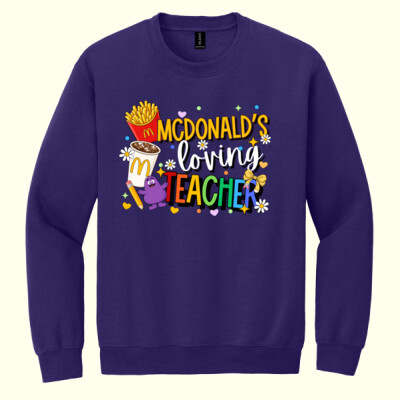McDonald's Loving Teacher 99-234 - Heavy Blend Crewneck Sweatshirt Thumbnail
