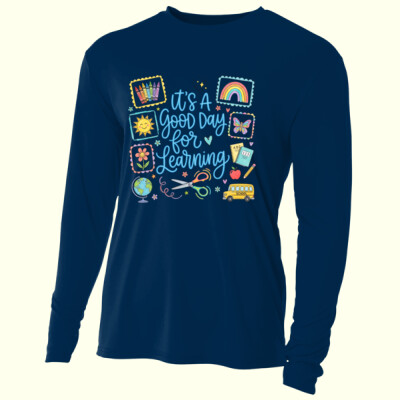  It's a Good Day for Learning 99-238 - Adult Cooling Performance Long Sleeve Tee Thumbnail