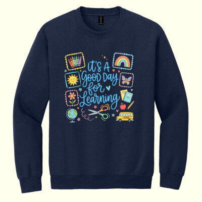  It's a Good Day for Learning 99-238 - Heavy Blend Crewneck Sweatshirt Thumbnail