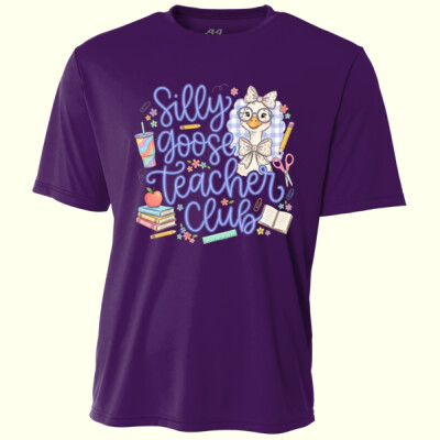 Silly Goose Teacher Club 99-242 - Adult Cooling Performance Short Sleeve Tee Thumbnail