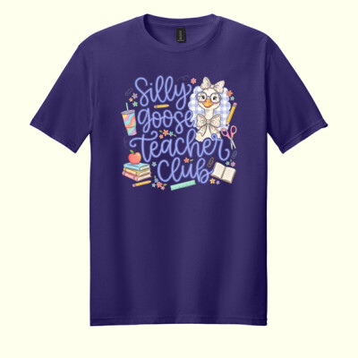 Silly Goose Teacher Club 99-242 - Adult Softstyle ® T Shirt Thumbnail