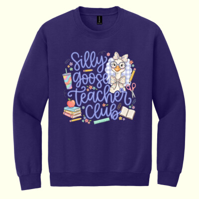 Silly Goose Teacher Club 99-242 - Heavy Blend Crewneck Sweatshirt Thumbnail