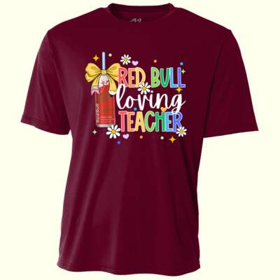 Red Bull Loving Teacher 99-251 - Adult Cooling Performance Short Sleeve Tee Thumbnail