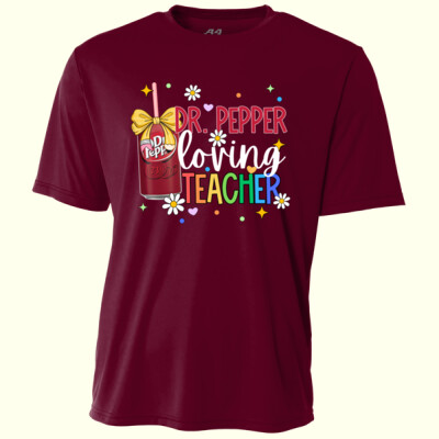 Dr. Pepper Loving Teacher 99-252 - Adult Cooling Performance Short Sleeve Tee Thumbnail