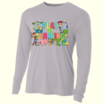 Play Is Learning 99-257 - Adult Cooling Performance Long Sleeve Tee Thumbnail