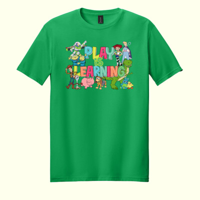 Play Is Learning 99-257 - Adult Softstyle ® T Shirt Thumbnail
