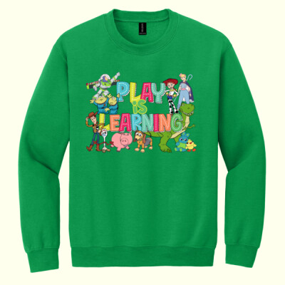 Play Is Learning 99-257 - Heavy Blend Crewneck Sweatshirt Thumbnail