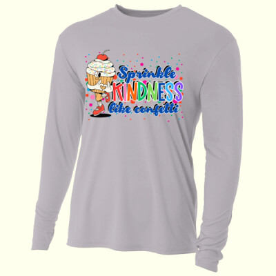 Sprinkle Kindness Like Confetti 99-260 - Adult Cooling Performance Long Sleeve Tee Thumbnail