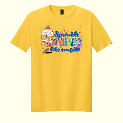 Sprinkle Kindness Like Confetti 99-260 - Adult Softstyle ® T Shirt Thumbnail