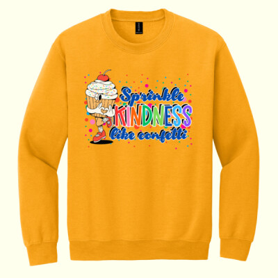 Sprinkle Kindness Like Confetti 99-260 - Heavy Blend Crewneck Sweatshirt Thumbnail